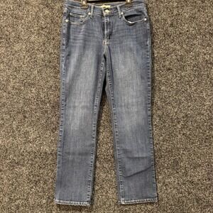 Levi's Women's Classic Straight Jeans Dark Wash Size 8 Medium